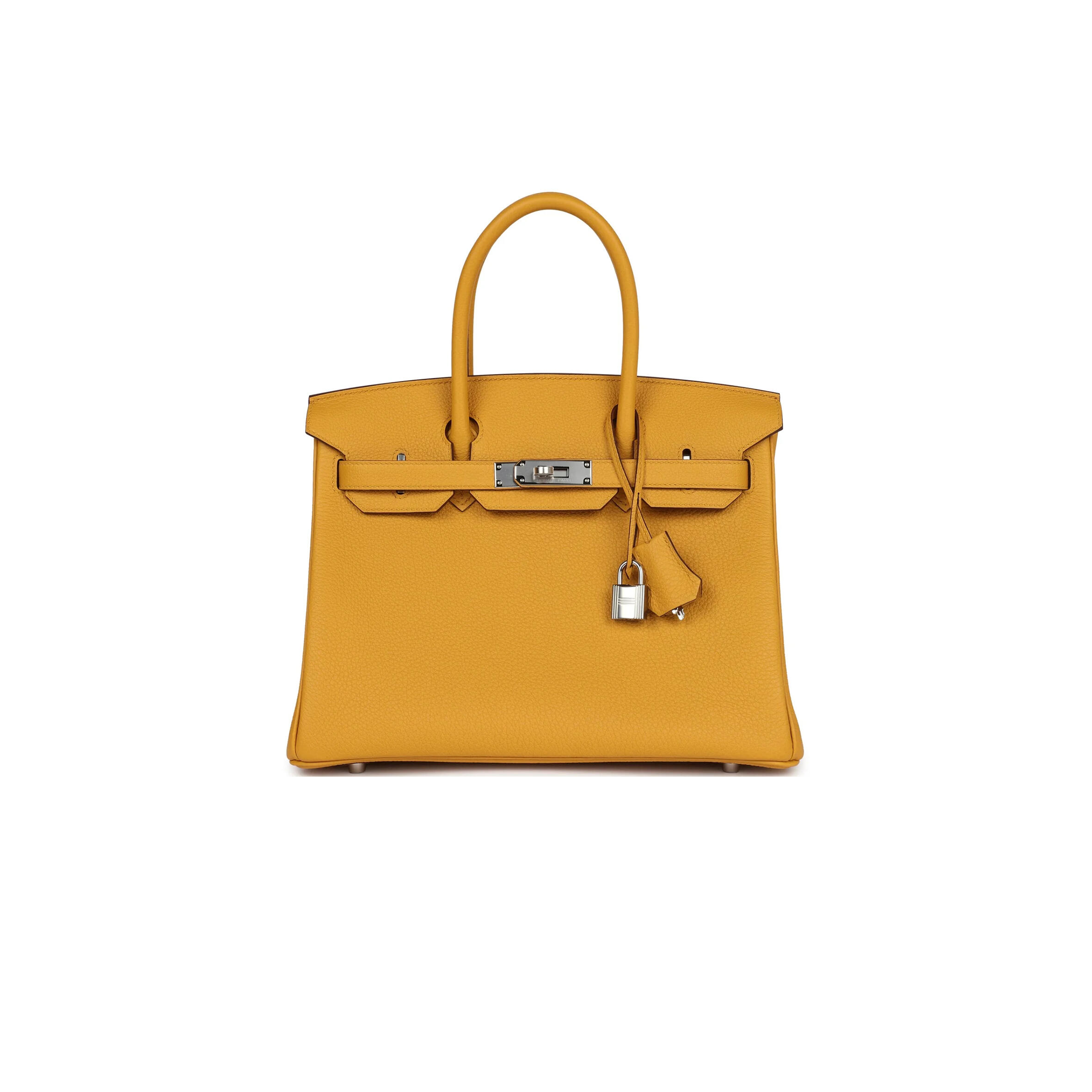 H**me5 BIRKIN 30 JAUNE AMBRE TOGO PALLADIUM HARDWARE 265381 (30*22*16cm) Master Quality